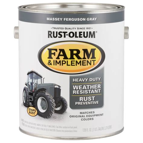 Rust Oleum 1 Gal Massey Ferguson Gray Farm Equipment Paint 280174
