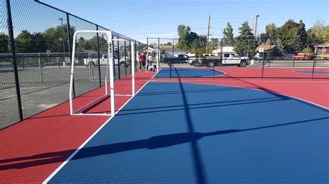 Enlio's interlocking tile flat series, with dimensions 25*25*1.22cm is designed for all weather conditions, and. Futsal Soccer Court Construction | Utah | Parkin Tennis Courts