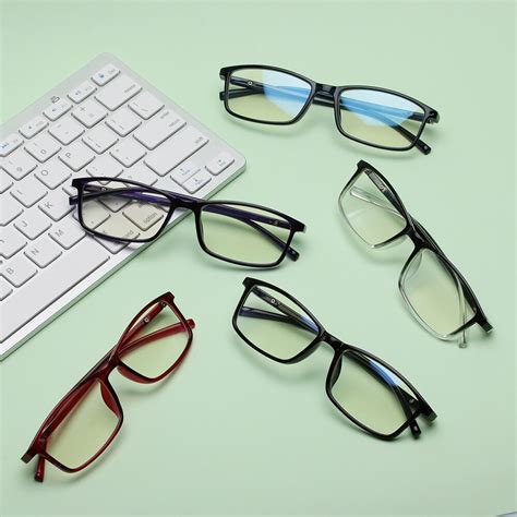 Fashion Unisex Uv400 Radiation Resistant Eyeglasses Ultra Light Anti Blue Rays Computer Goggles