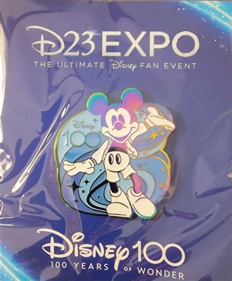 54867 Disney 100 Years Of Wonder D23 Expo Exclusive Pin With Mickey