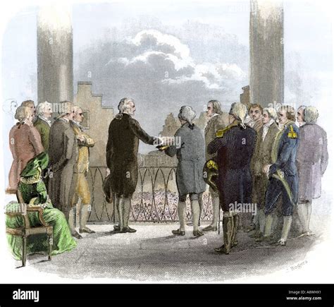 George Washington Swearing In Hi Res Stock Photography And Images Alamy