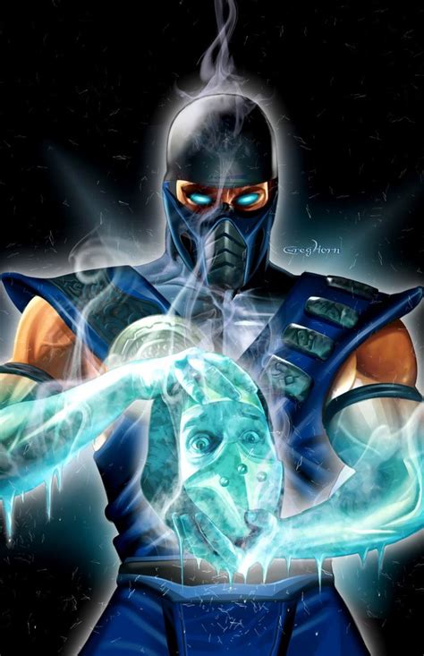 His only goal in the tournament was.the assassination of shang tsung. Mortal Kombat - Sub Zero - high quality 11 x 17 digital ...