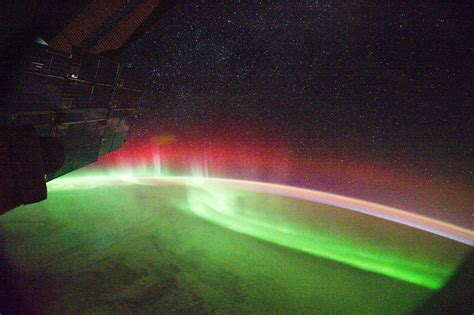 Aurora From Space Aurora Borealis From Space Northern Lights Earth
