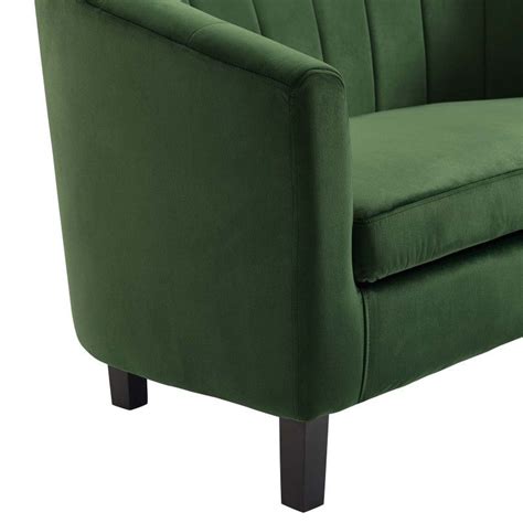 *new* chaise lounge emerald green velvet. Buy Modern Green Fabric Lounge Chair Cromer