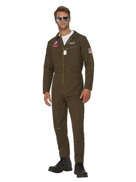 Top Gun Maverick Mens Costume Occupation Costumes Mega Fancy Dress