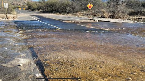 Roads Closed Due To Flooding In Pima County