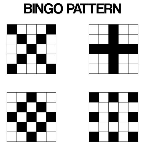 6 Best Printable Bingo Game Patterns