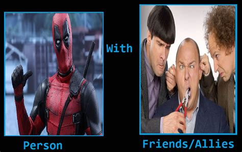 What If Deadpool Friends With The Three Stooges By Jasonpictures On