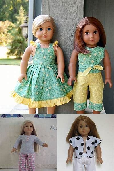 20+ free clothes patterns to sew for 11.5″ plastic dolls like barbie. Free Printable 18 Inch Doll Clothes Patterns - Bing images ...