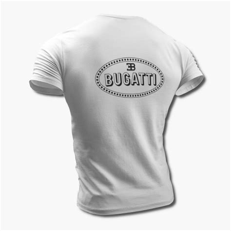 Bugatti T Shirt Bugatti Logo White Tee Shirt T Shirt Kingship