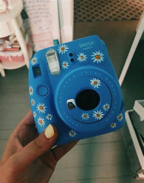 Camara Instax Azul Marino In 2020 Camera Art Camera Painting