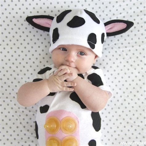Make A Cute And Humorous Little Baby Cow Costumewith An Udder
