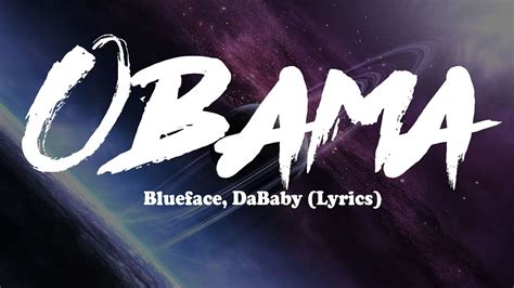 Blueface Dababy Obama Lyrics Youtube