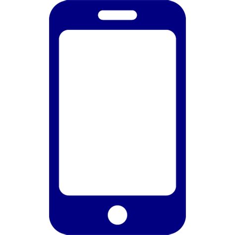 Navy Blue Phone 42 Icon Free Navy Blue Phone Icons