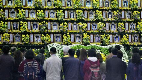 South Korean President Promises To Raise Sewol Ferry One Year After Tragedy The Two Way Npr