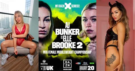 Aj Bunker Vs Elle Brooke Elle Brooke Onlyfans Misfits Boxing
