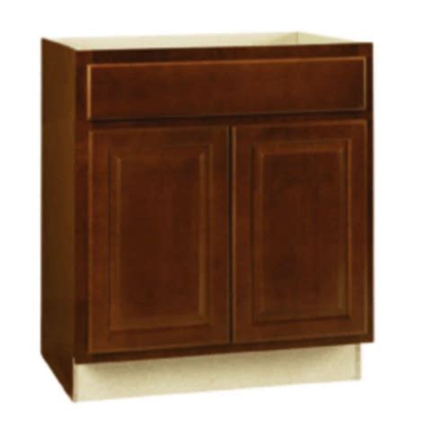 Save on your new home decorators collection. Hampton Bay Hampton Assembled 30x34.5x24 in. Sink Base Kitchen Cabinet in Cognac-KSB30-COG - The ...