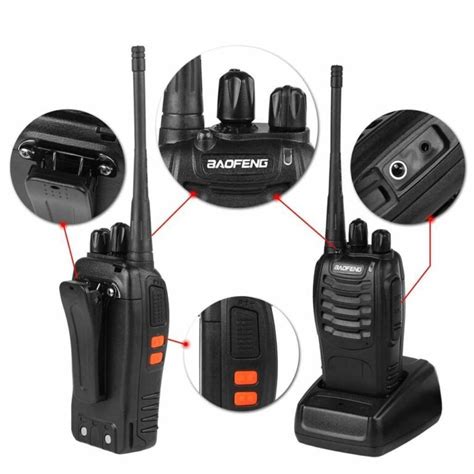 Baofeng Walkie Talkie Bf 888s Estación De Radio Portátil 5w