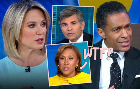 Other Gma Hosts Furious Over T J Holmes Amy Robach S Messy