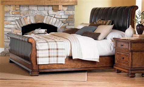 Free delivery and returns on ebay plus items for plus members. Legacy Classic Larkspur Leather Sleigh Bed 931-SL-Bed ...