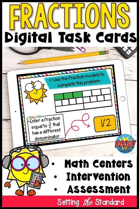 Fractions Equivalent Fractions Boom Cards Digital Task Cards Task