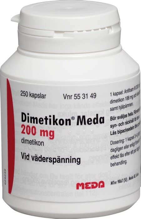 Flanid g tablet 200 mg. Köp Dimetikon Meda, kapsel, mjuk 200 mg 250 st - på MEDS.se