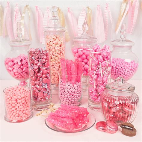 Pink Premium Candy Buffet Online Candy Store Bulk Candy Online