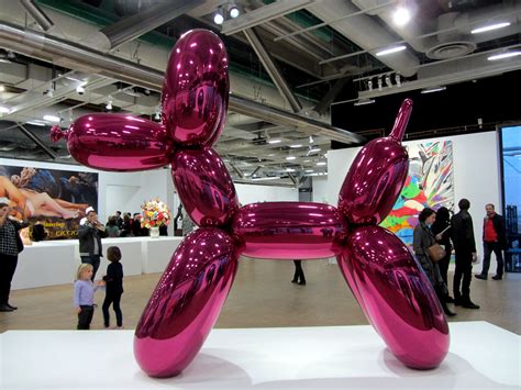 Jeff Koons Ballon Dog Magenta Art Installations Sculpture