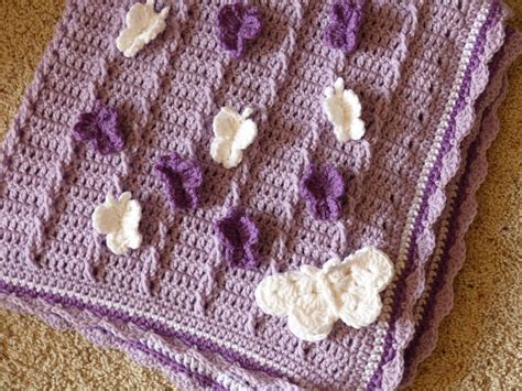 Abigails Butterfly Blanket Crochet Pattern Etsy