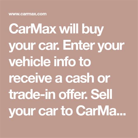 Team clark has explored the process of buying and selling vehicles with carmax compared to other methods. CarMax will buy your car. Enter your vehicle info to ...