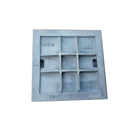 Oem C250 D400 Square Concrete Filled Ductile Iron Manhole Cover Recessed Cement Manhole Cover