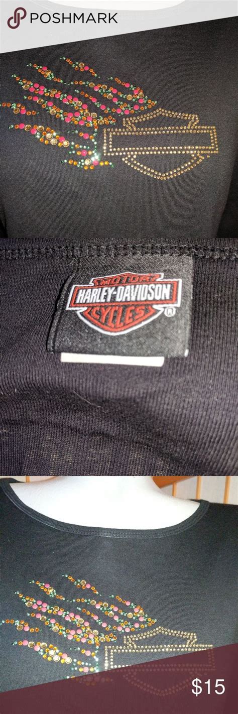 Harley Davidson Bling T Shirt Large Harley Davidson Harley Davidson