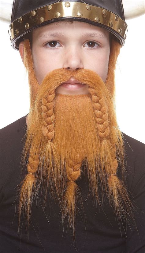 Top quality fake beards and mustaches. Ragnar Lothbrok Beard Vikings Kids Fake Self Adhesive ...