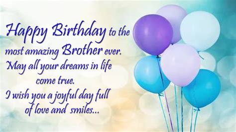 Happy Birthday Brother Birthday Wishes For Brother