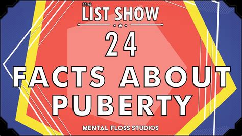 24 Facts About Puberty Youtube