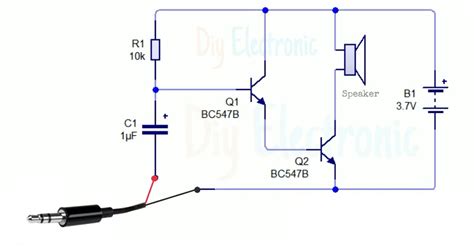 The illustration is populated with several globally recognized symbols and icons. Audio Amplifier using BC547 transistor | Audio amplifier circuit diagram - DiyElectronic