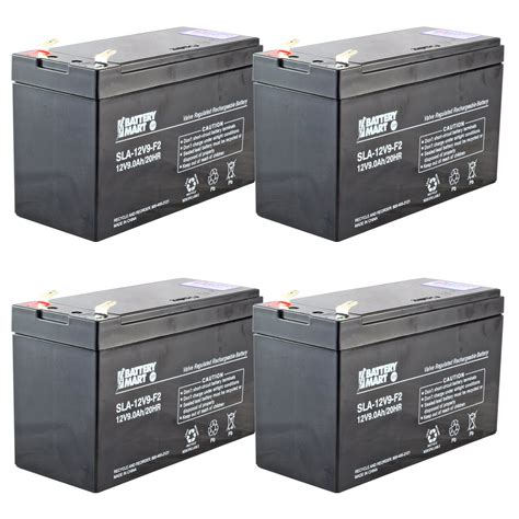Pack Volt Ah Sealed Lead Acid Rechargeable Batteries F Terminal Free Shipping