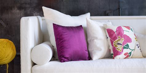 Purchased a beautiful light pearl colored leather sofa with hopes of using pillows for both comfort & color. Throw Pillows: 4 Tips to Style Your Sofa | HuffPost