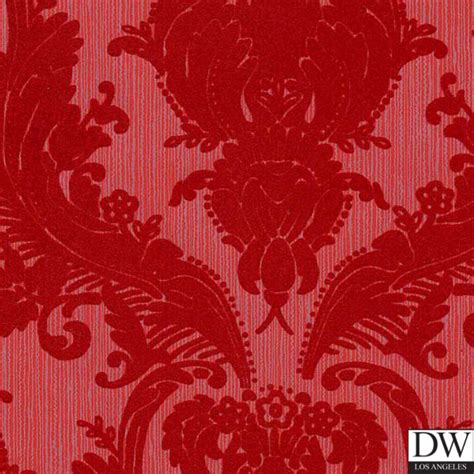 🔥 47 Red Flocked Wallpaper Wallpapersafari