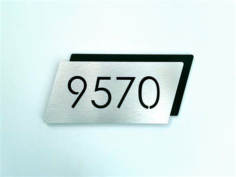 Modern Apartment Numbers Metal Room Numbers Door Number Plaque Hotel