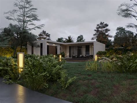 Villa Exterior And Landscape Hrarchz Architecture Studio