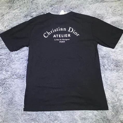Christian Dior Atelier T Shirt Black White Mens Fashion Tops