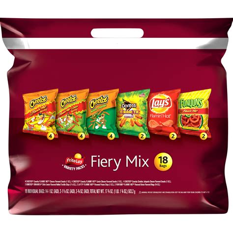 Frito Lay Frito Lay Fiery Variety 40 Mix Pack Count その他 Eu