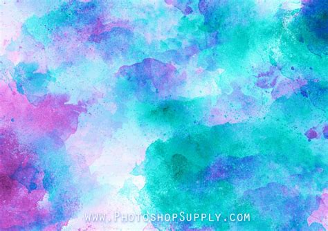 Free Watercolor Textures Photoshop Supply