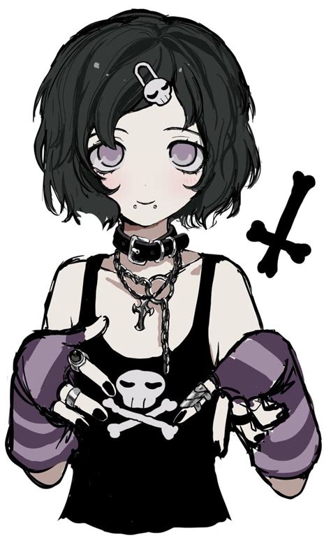Kiyu On Twitter Emo Art Anime Girl Drawings Goth Art