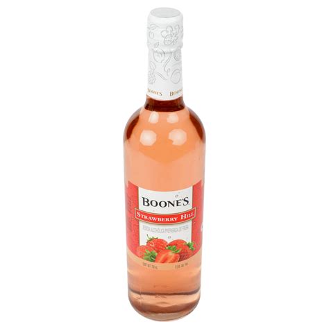 Boones Farm Strawberry Hill Fruit Wine 750ml Bottle