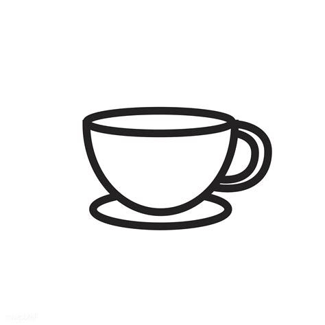 Coffee Cup Icon Vector Free Image By Coffee Cup Icon