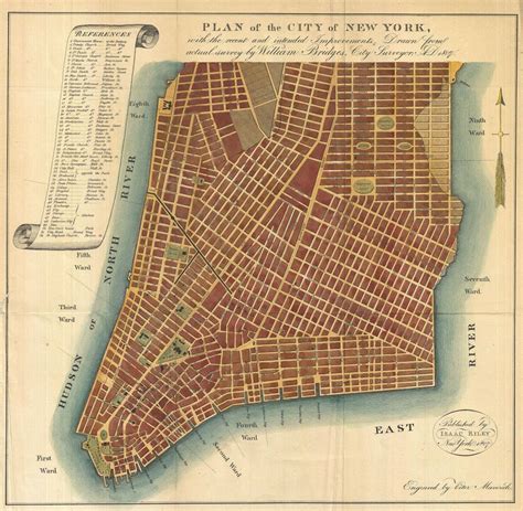 New York Map 1800 Map Of New York City 1800 New York Usa