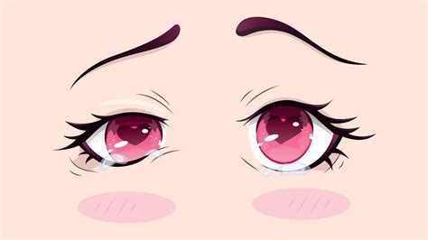 Mirada Amorosa Día De San Valentín Ojos De Anime Ojos De Chica Anime