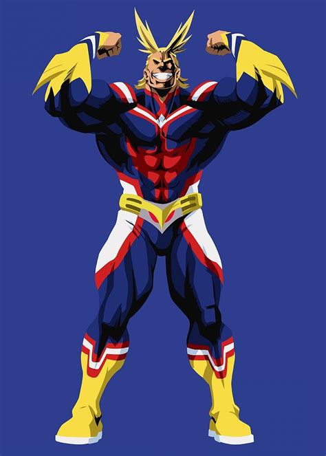 All Might My Hero Academia Poster Painting By Ruby Clarke Fine Art